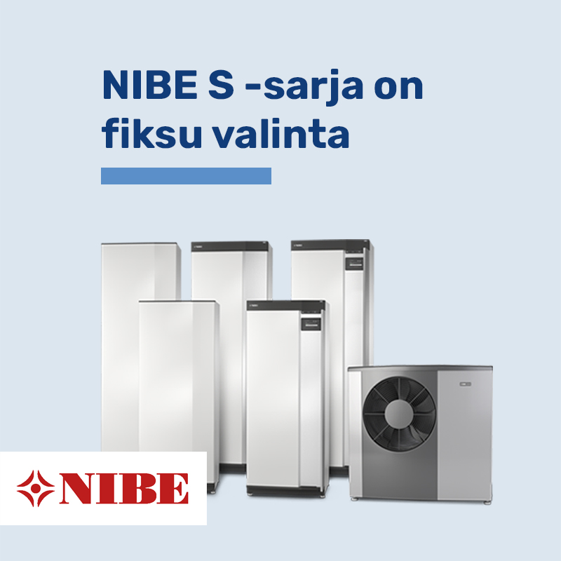 NIBE S -sarja tuoteryhmä